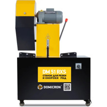 Комбинированный, отрезной и окорочный станок для РВД DOMICRON DM 51RXS (380 В) DM51RXS380V