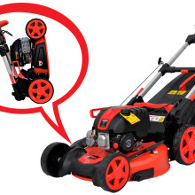 Складная газонокосилка бензиновая самоходная A-iPower AM53S