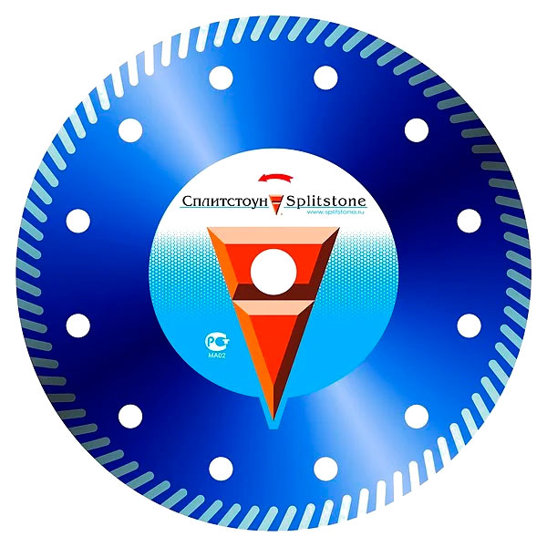 Алмазный диск Сплитстоун Turbo 300x2,8x10x22,2 с фланцем Алмазный диск Сплитстоун Turbo 300x2,8x10x22,2 с фланцем