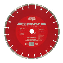Алмазный диск сегментный Elitech Экстра d 350х25.4 мм, гранит,бетон