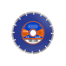 Диск алмазный сегментный Edge 125х22.23 мм / универсальный по бетону, камню, кирпичу