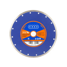Диск алмазный сплошной Edge 200х25.4 мм / универсальный по бетону, камню, кирпичу / мокрая резка