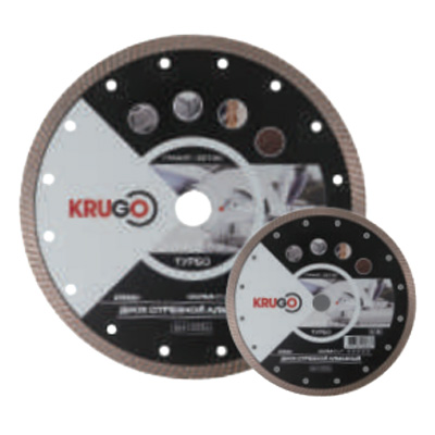 Диск алмазный турбо KRUGO 230x2.6x22.23x8/10мм