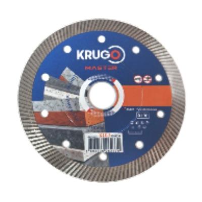 Диск алмазный Турбо ультратонкий для твердых материалов KRUGO MASTER 230х2,0х22,2х10 мм 81032300241