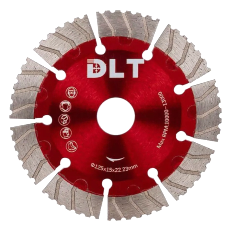 Диск алмазный по бетону DLT №20 Super Turbo 125 мм