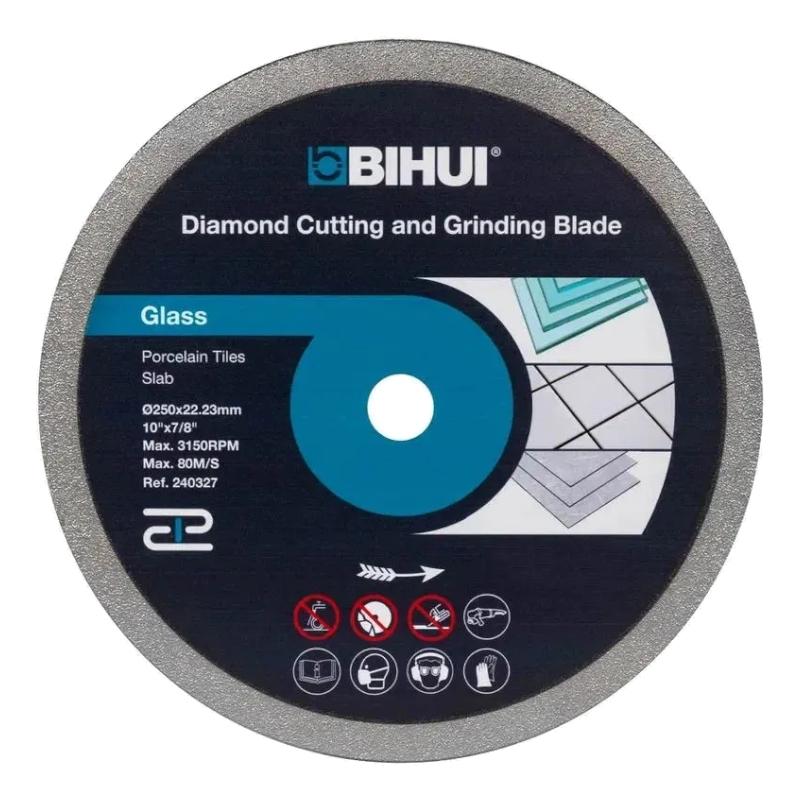 Диск алмазный шлифовально-отрезной BIHUI универсальный 250 мм DPG250 Диск алмазный шлифовально-отрезной BIHUI универсальный 250 мм DPG250