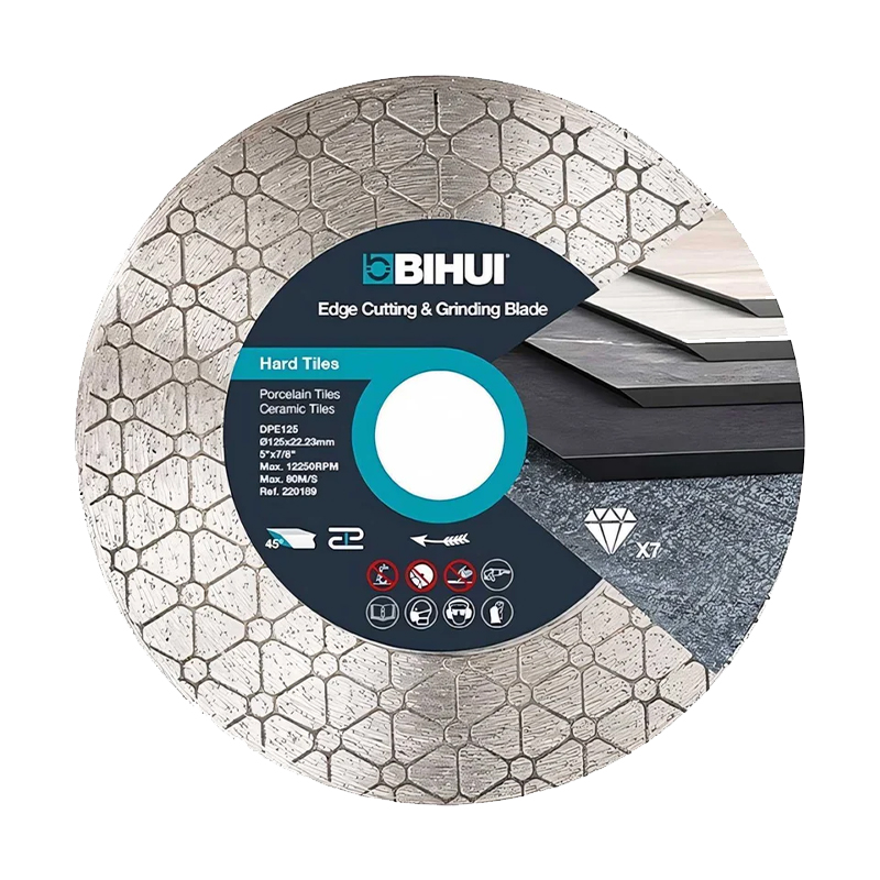 Диск алмазный BIHUI для заусовки плитки под 45° DPE125 Диск алмазный BIHUI для заусовки плитки под 45° DPE125