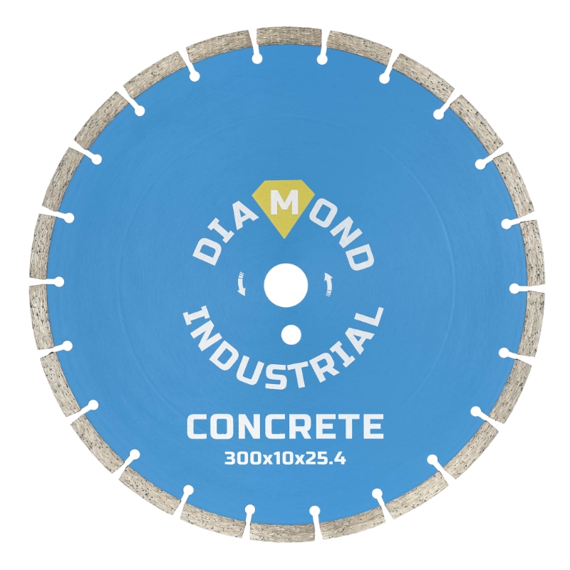 Алмазный диск Diamond Industrial 300x3,6x10x25,4-22 Concrete Алмазный диск Diamond Industrial 300x3,6x10x25,4-22 Concrete