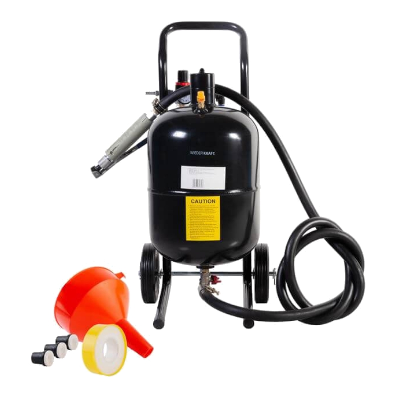 Аппарат пескоструйный WIEDERKRAFT 19л WDK-82019