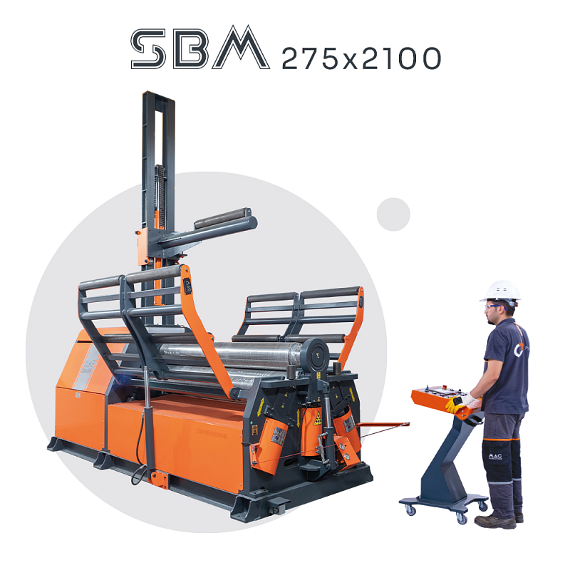 Гидравлический 4-х валковый станок MAC BENDING SBM 275х2100 Гидравлический 4-х валковый станок MAC BENDING SBM 275х2100