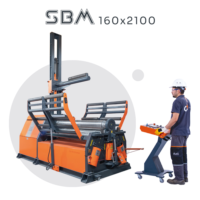 Гидравлический 4-х валковый станок MAC BENDING SBM 160х2100 Гидравлический 4-х валковый станок MAC BENDING SBM 160х2100