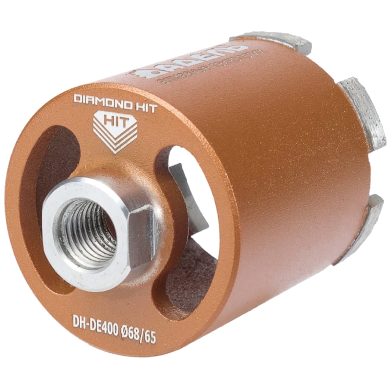 Сверло алмазное для подрозетников Адель DH-DE400 (68/65 мм; M16; 6 сегментов) ДУУ00005753