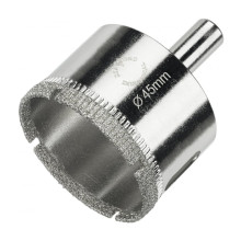 Алмазная коронка Diamond Industrial 45 мм по керамике, плитке и стеклу
