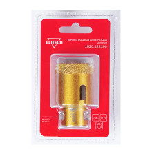 Коронка алмазная универсальная Elitech 38 мм х М14 Коронка алмазная универсальная Elitech 38 мм х М14