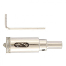 Сверло алмазное по керамограниту, 20х67 мм, трехгранный хвостовик Matrix