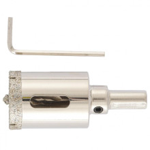 Сверло алмазное по керамограниту, 32х67 мм, трехгранный хвостовик Matrix