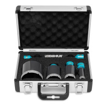 Набор коронок алмазных BIHUI 6/8/20/35/50/70 мм DBDMK6 Набор коронок алмазных BIHUI 6/8/20/35/50/70 мм DBDMK6