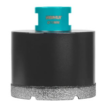 Коронка алмазная по керамограниту BIHUI вакуумная пайка 70мм DBDF70 Коронка алмазная по керамограниту BIHUI вакуумная пайка 70мм DBDF70