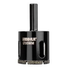 Коронка алмазная по стеклу и керамике BIHUI гальваническая 35 мм DBW35 Коронка алмазная по стеклу и керамике BIHUI гальваническая 35 мм DBW35