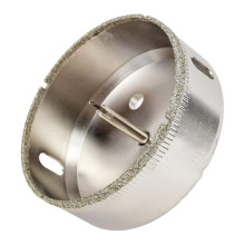 Коронка алмазная с центрирующим сверлом по керамограниту и керамике 130 мм РОСОМАХА Коронка алмазная с центрирующим сверлом по керамограниту и керамике 130 мм РОСОМАХА