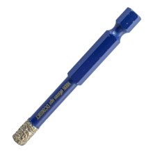 Коронка алмазная по керамограниту KEOS PRO с воском 6 мм 1/4"HEX Коронка алмазная по керамограниту KEOS PRO с воском 6 мм 1/4"HEX