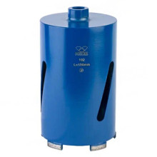 Алмазная коронка по бетону KEOS (сухой рез) М16 102/150мм (DC102.150)