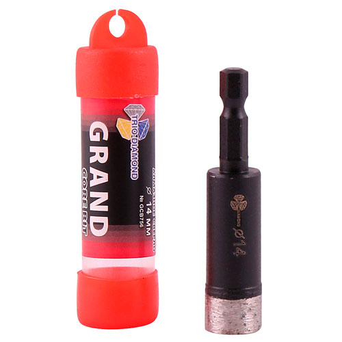 Коронка алмазная по керамограниту 14 мм