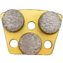 Трехточечный шлифовальный сегмент RODIAMA d 25х10 мм, для мягкого бетона, 60#