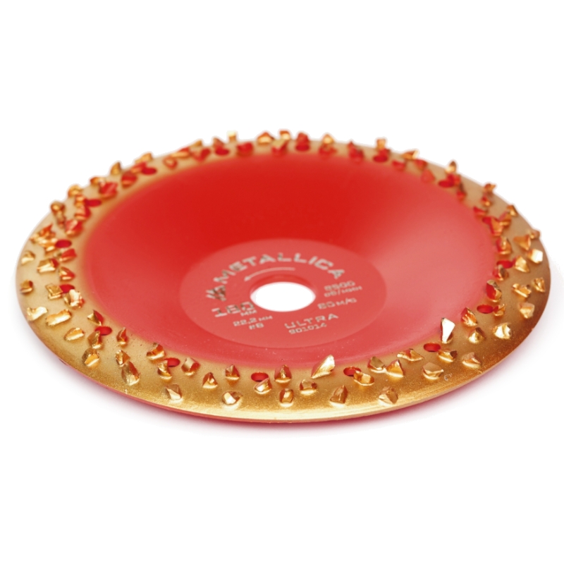 Чашка твердосплавная шлифовальная METALLICA Ultra 180х22,2 мм, #8, закругленная, по дереву. В кор.