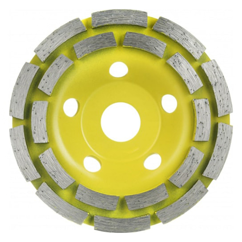 Алмазная сегментная чашка 125x6x22,23 Diamond Industrial 2-х рядная Алмазная сегментная чашка 125x6x22,23 Diamond Industrial 2-х рядная