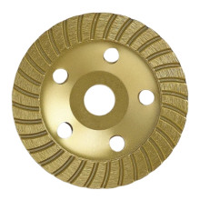 Алмазная чашка по бетону 125мм TURBO ТИТАН (желтая)