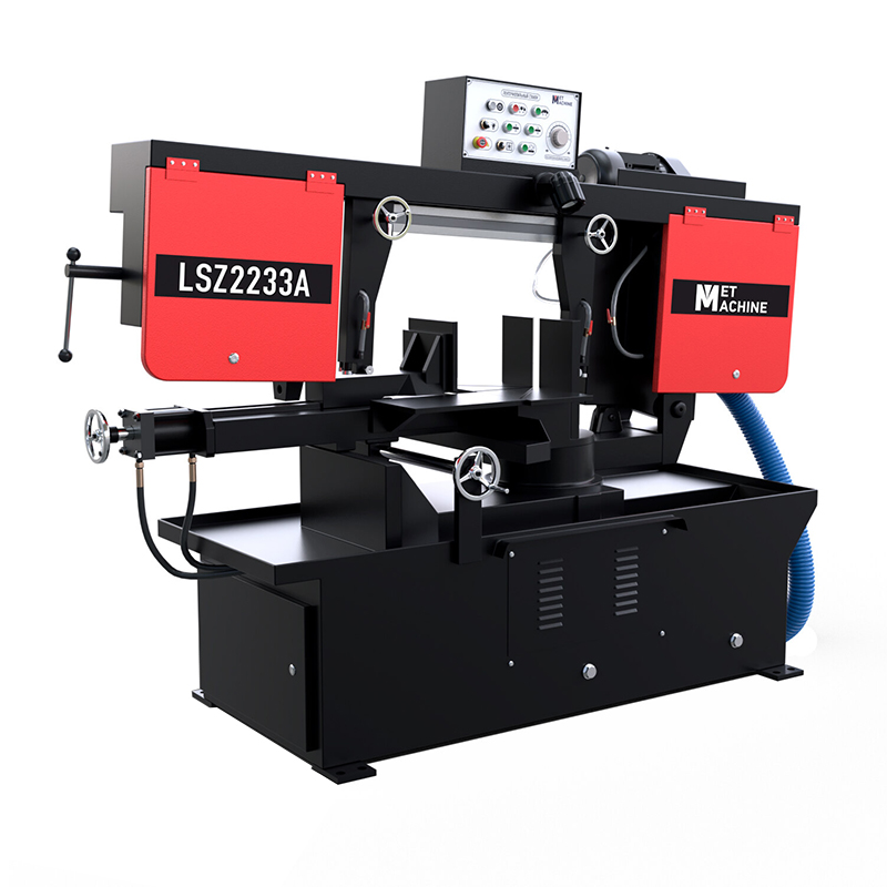 Полуавтоматический ленточнопильный станок MetMachine LSZ2233A (с поворотной рамой)