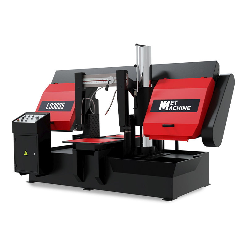 Полуавтоматический ленточнопильный станок MetMachine LS4045 Полуавтоматический ленточнопильный станок MetMachine LS4045