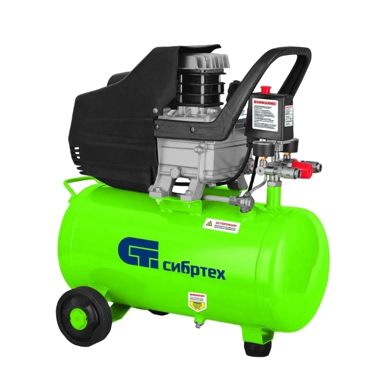 Компрессор воздушный Сибртех L 24/200 (набор аксессуаров) Компрессор воздушный Сибртех L 24/200 (набор аксессуаров)