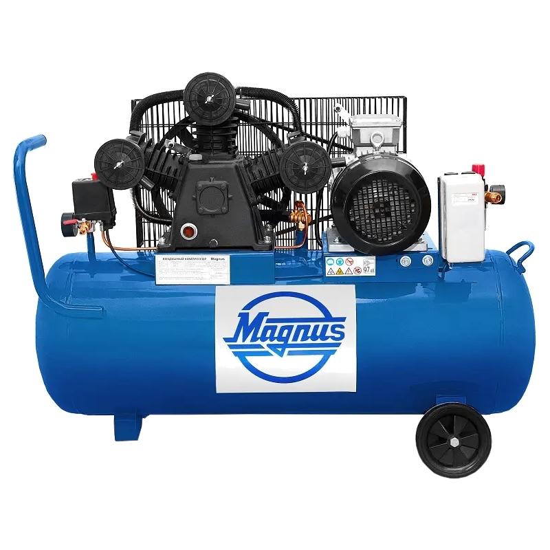 Компрессор воздушный Magnus KW-525/100А (8 атм.,3,0кВт, 220В,Ф65) new filter