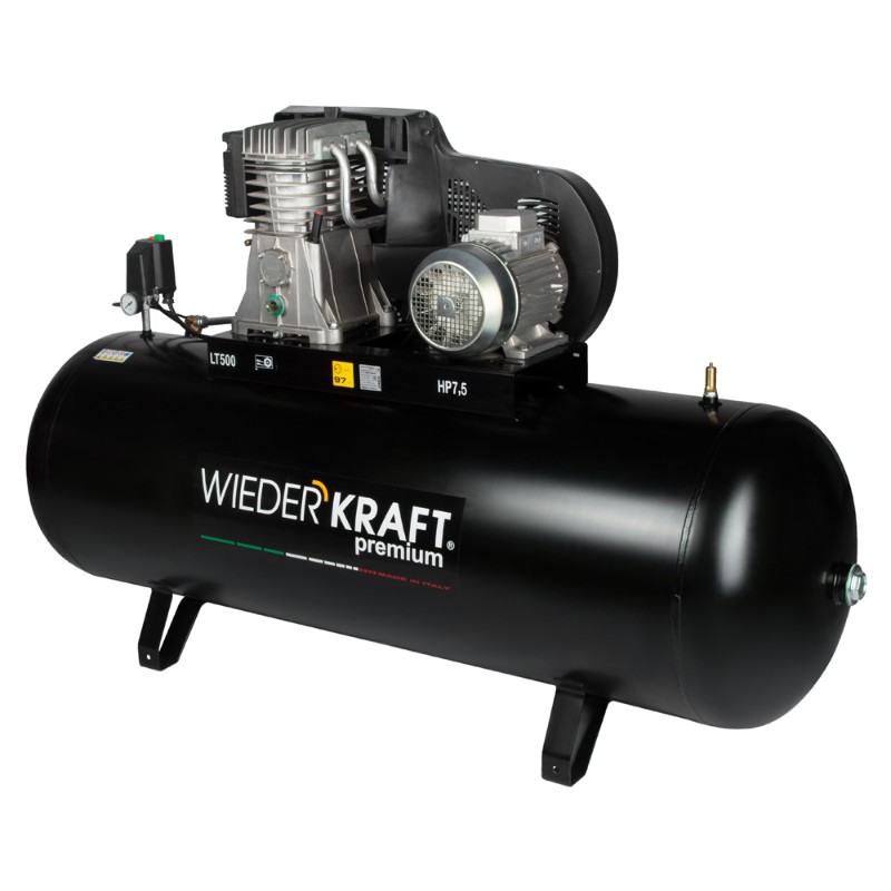 Масляный поршневой компрессор с ременным приводом WIEDERKRAFT WDK-95079 Масляный поршневой компрессор с ременным приводом WIEDERKRAFT WDK-95079