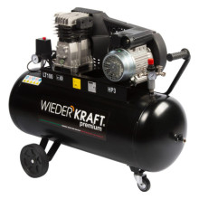 Масляный поршневой компрессор с ременным приводом WIEDERKRAFT WDK-91040 400 л/мин, ресивер 100 л Масляный поршневой компрессор с ременным приводом WIEDERKRAFT WDK-91040 400 л/мин, ресивер 100 л