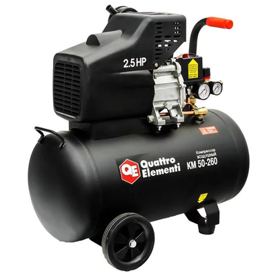 Компрессор поршневой масляный Quattro Elementi KM 50-260