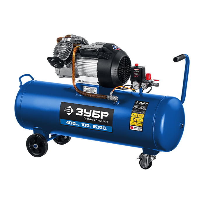 Компрессор поршневой ЗУБР КПМ-400-100 Компрессор поршневой ЗУБР КПМ-400-100