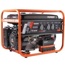 Генератор бензиновый PATRIOT GRS 6500 E, 13лс, 5500Вт, объем 25л