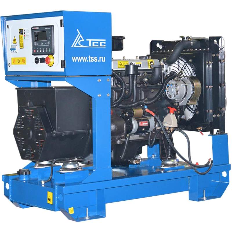 Дизельный генератор ТСС АД-10С-Т400-1РМ16 (1 ст. автоматизации, откр.)