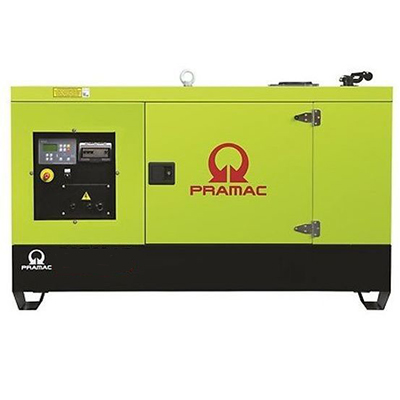 Дизельный генератор PRAMAC GBW45P Mecc Alte трехфазный в кожухе