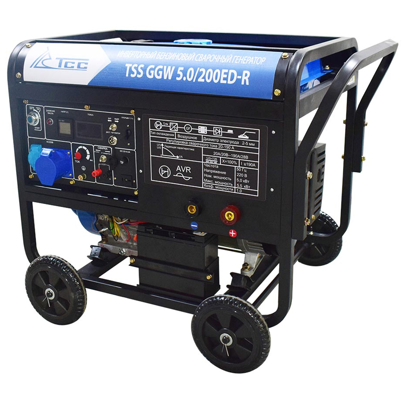 Инверторный бензиновый сварочный генератор TSS GGW 5.0/200ED-R Инверторный бензиновый сварочный генератор TSS GGW 5.0/200ED-R