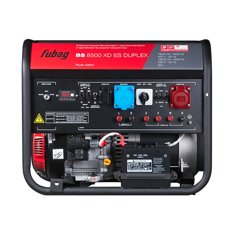 Бензиновая электростанция Fubag BS 8500 XD DUPLEX Бензиновая электростанция Fubag BS 8500 XD DUPLEX