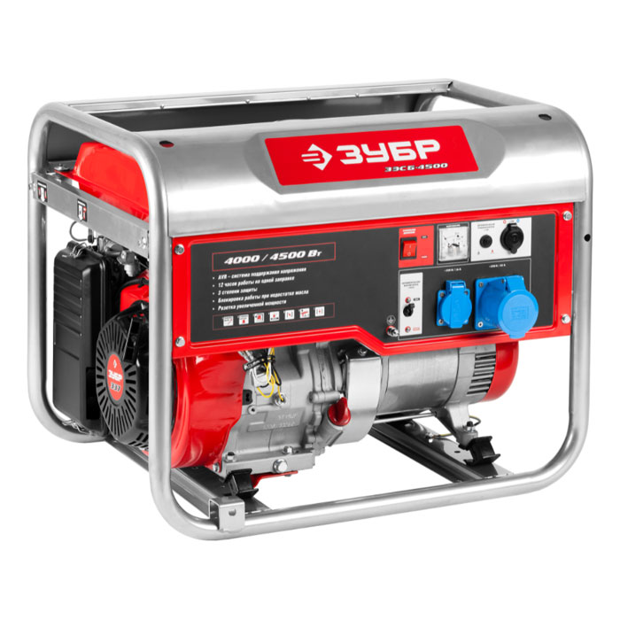 Генератор бензиновый ЗУБР ЗЭСБ-4500 Генератор бензиновый ЗУБР ЗЭСБ-4500