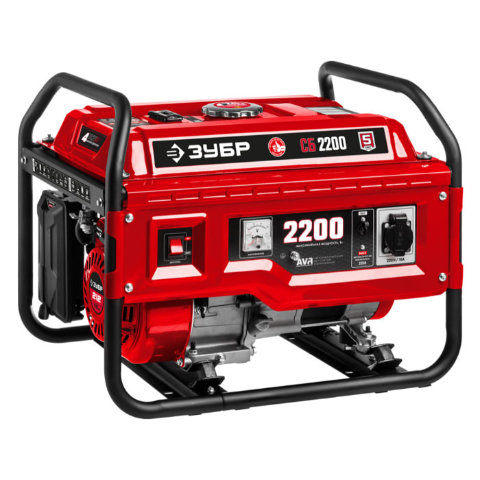 Генератор бензиновый ЗУБР СБ-2200