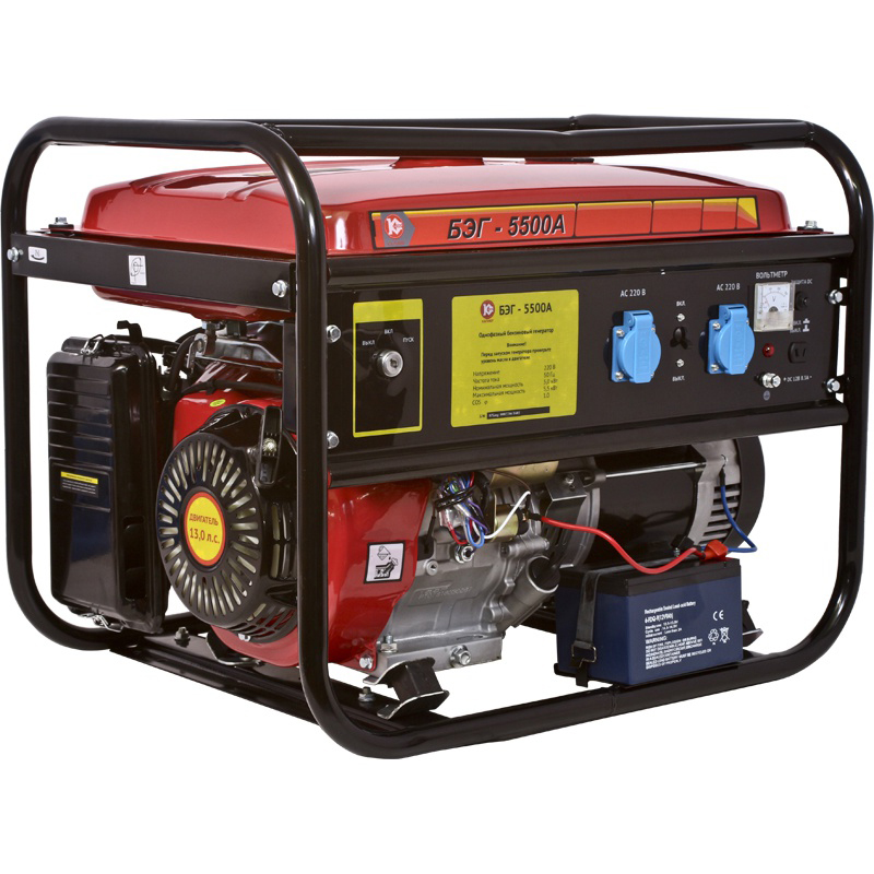 Генератор бензиновый Калибр БЭГ-5500А Генератор бензиновый Калибр БЭГ-5500А