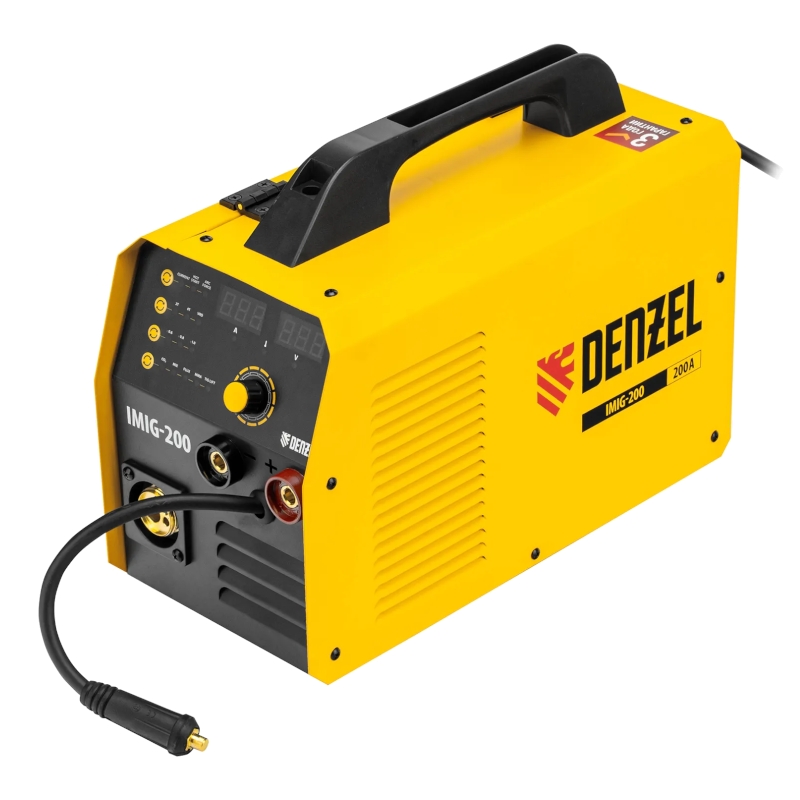 Сварочный полуавтомат Denzel IMIG-200, 200 А, ПВ 60%, катушка 5 кг