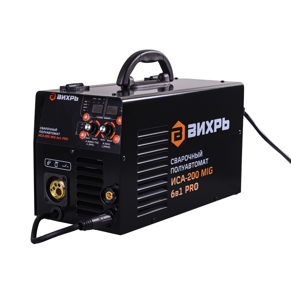 Сварочный полуавтомат Вихрь ИСА-200 MIG 6 в 1 Pro