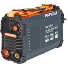 Cварочный аппарат инверторный PATRIOT WM230D MMA + подарок Маска сварщика PATRIOT 311D Cварочный аппарат инверторный PATRIOT WM230D MMA + подарок Маска сварщика PATRIOT 311D